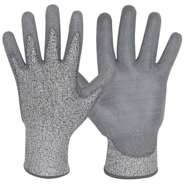 Industrial safety gloves for harsh acids, cut-resistant